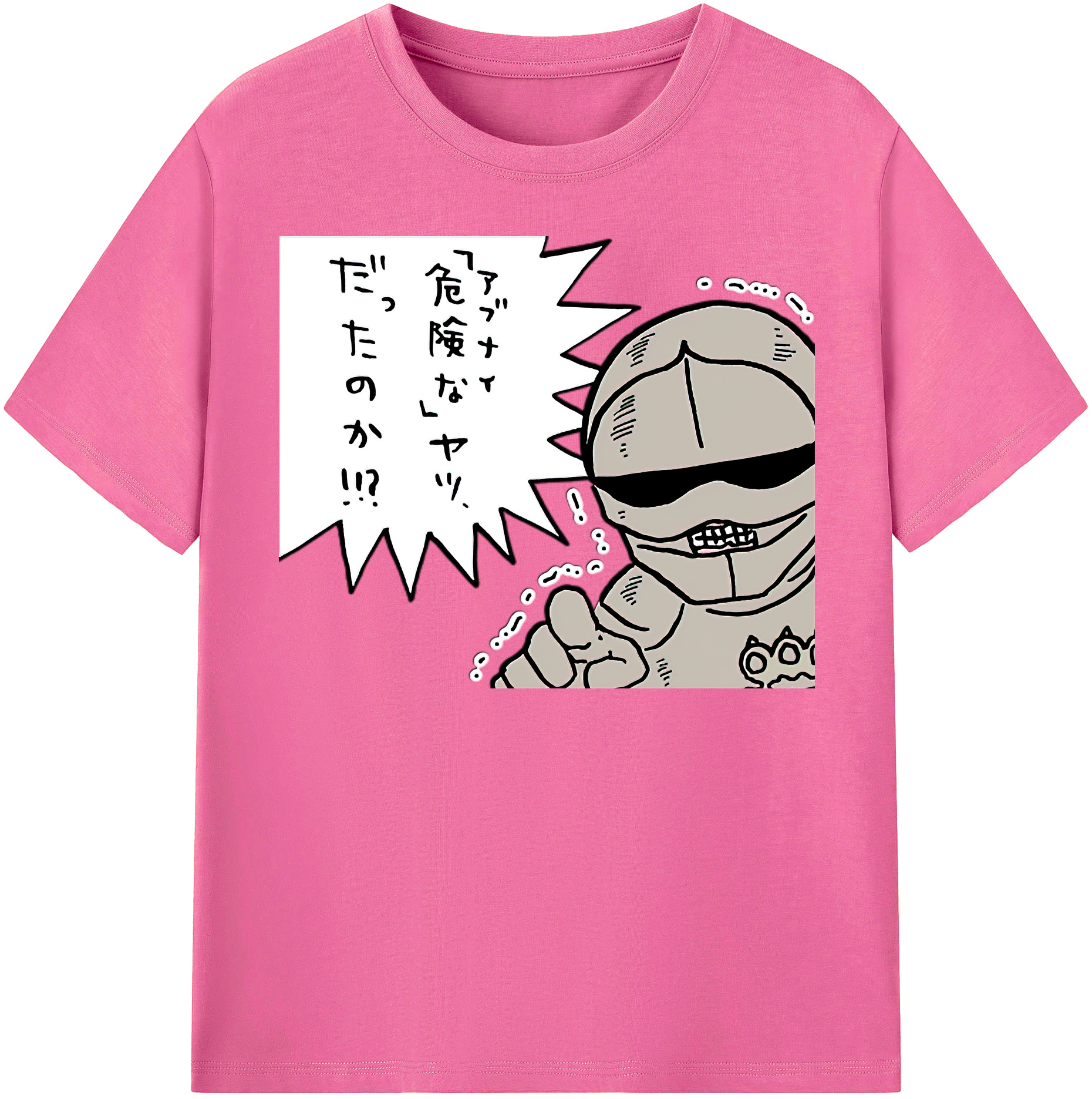 （画像用） ちいかわ 労働の鎧さん Chii-kawa Mr. Armor of Labor レディースカジュアルプリントTシャツ（綿100％）